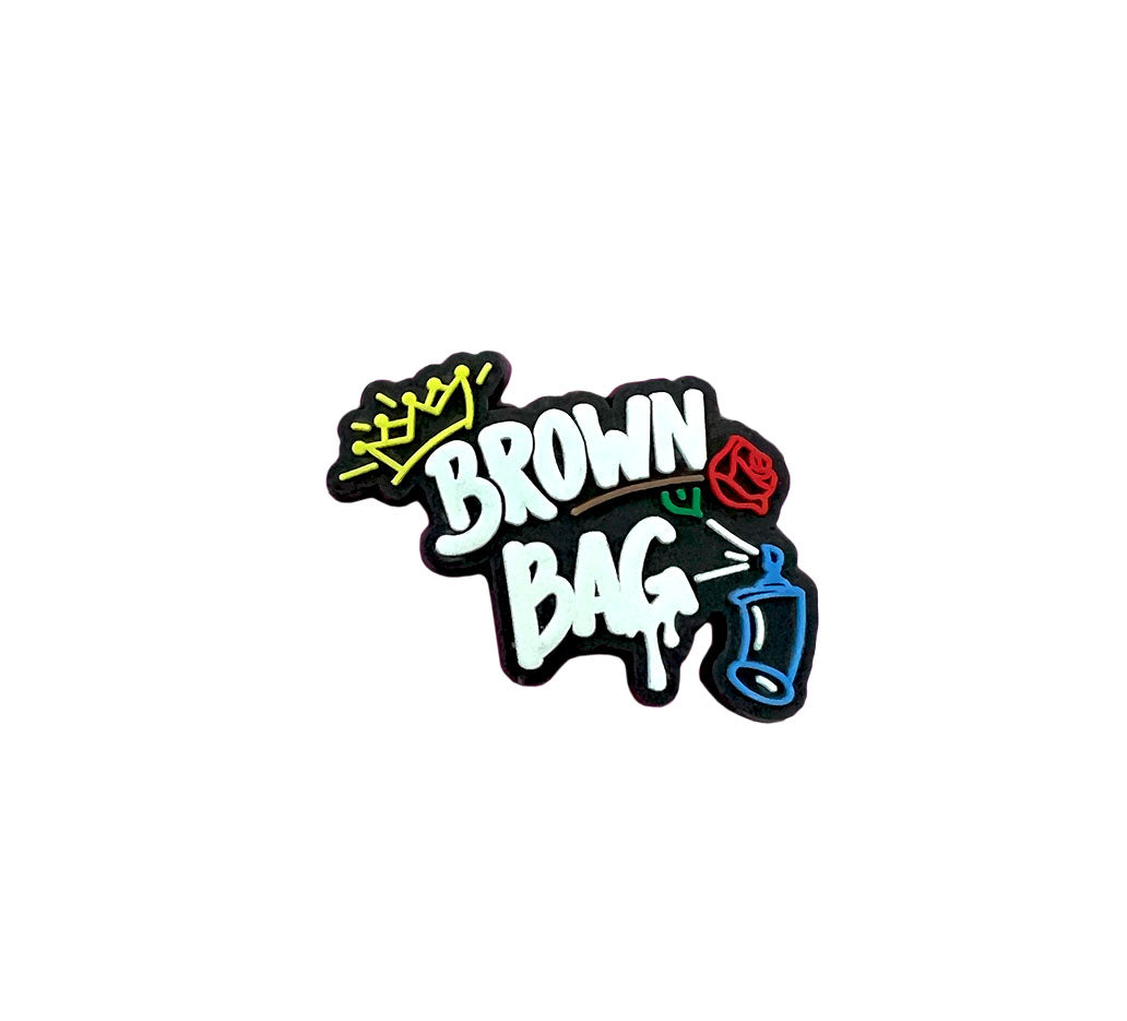 Brown Bag Jibbitz Charm BROWNBAGPOD