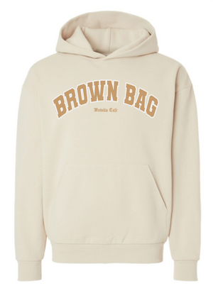 Brown Bag Collegiate Hoodie in Tan