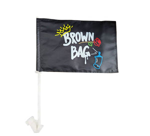 Brown Bag Car Flag