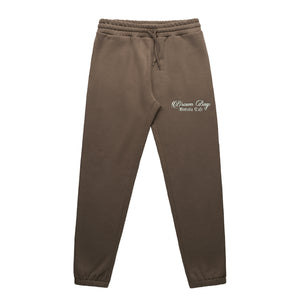 Brown Bag Embroidery Sweat Pant in Brown